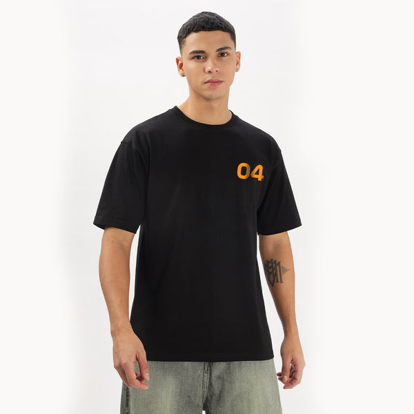 Number 04 | Grand Prix Oversized T-Shirt (Left Pocket & Back)