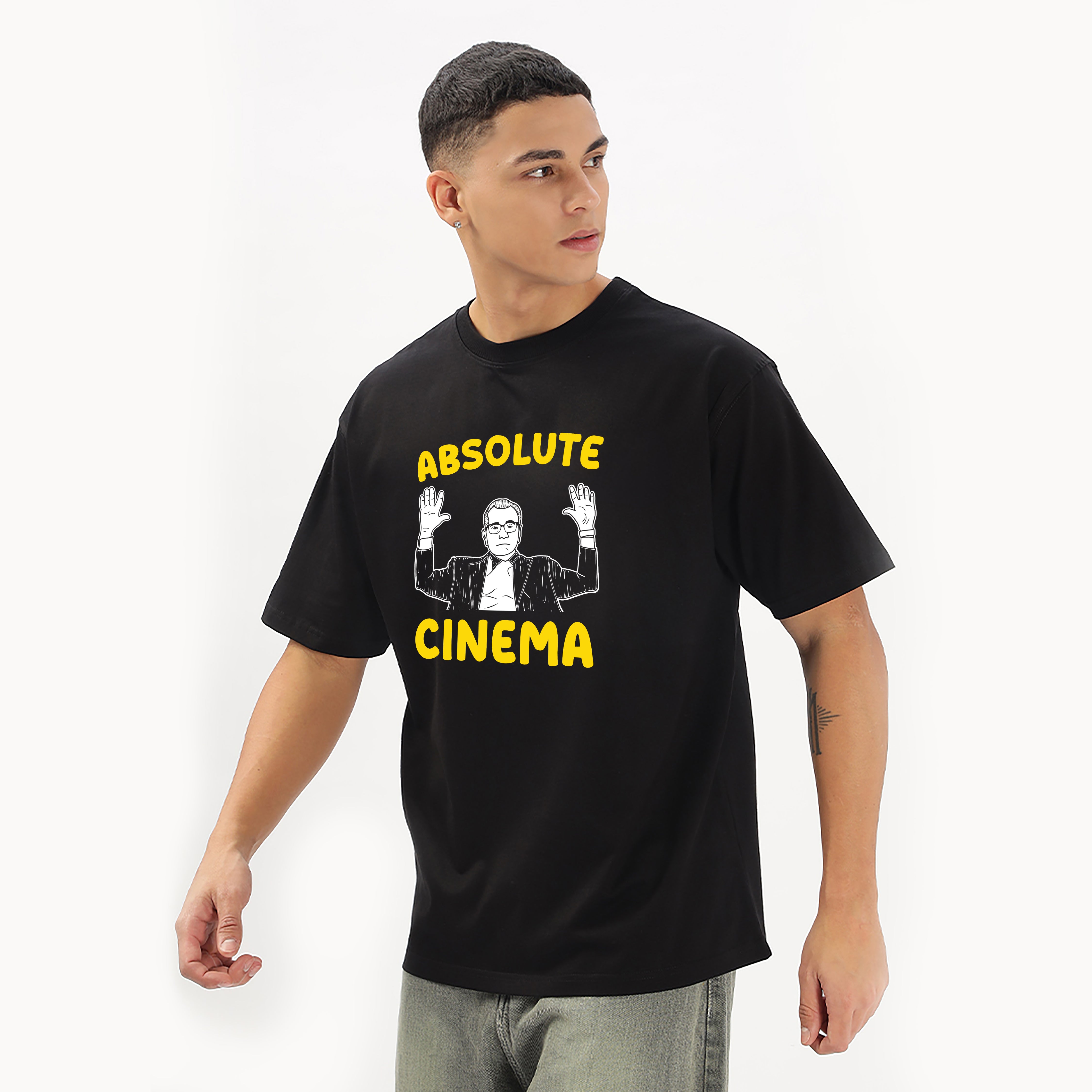 Absolute Cinema Oversized T-Shirt – Fully Filmy