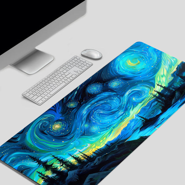 Northern Lights | Starry Night Desk Mat
