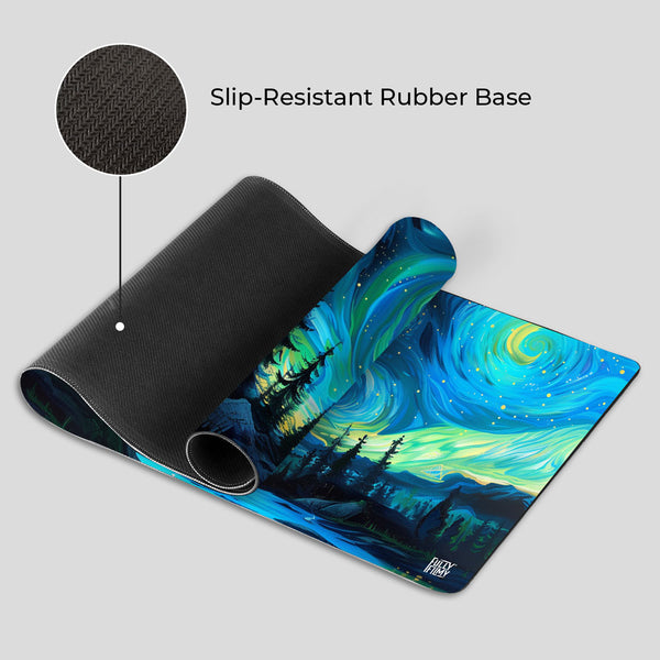 Northern Lights | Starry Night Desk Mat