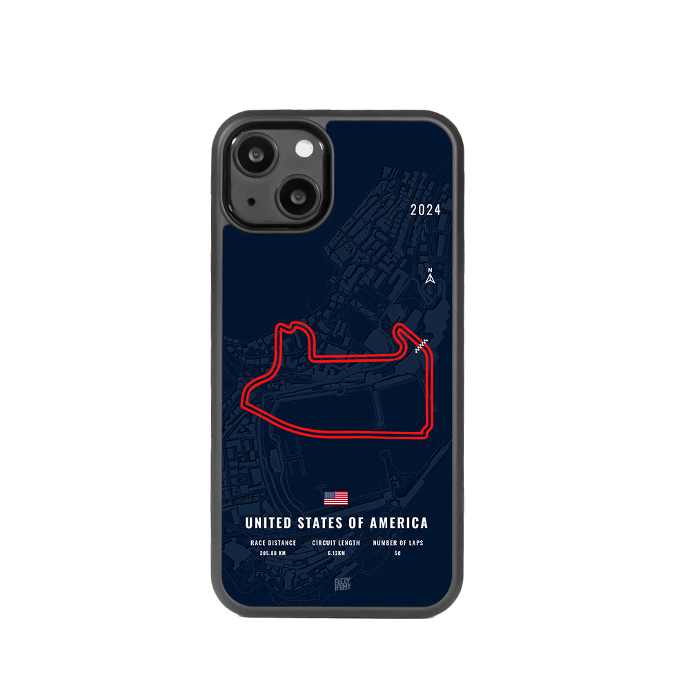 American Grand Prix Circuit Phone Case American Grand Prix Circuit Phone Case