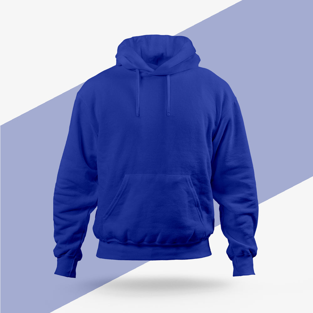 Royal Blue Hoodie Fully Solid