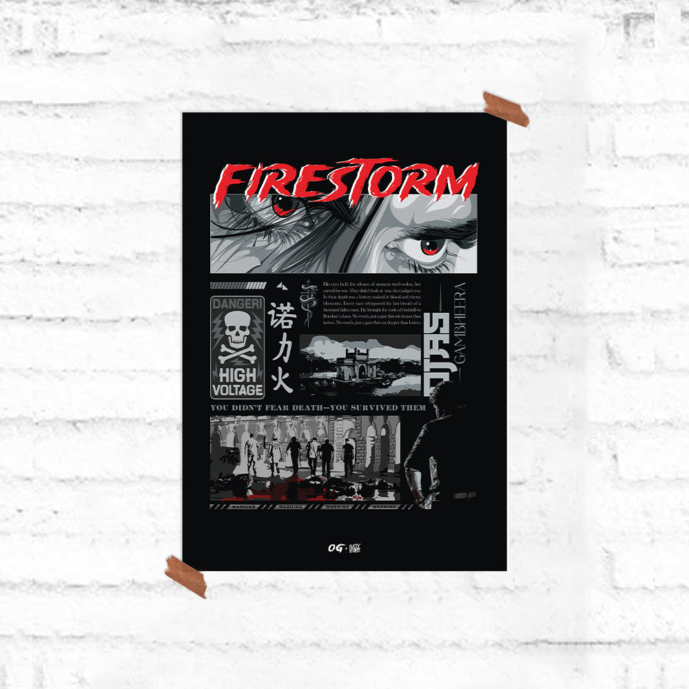 Firestorm is Coming Poster OG Official Merchandise