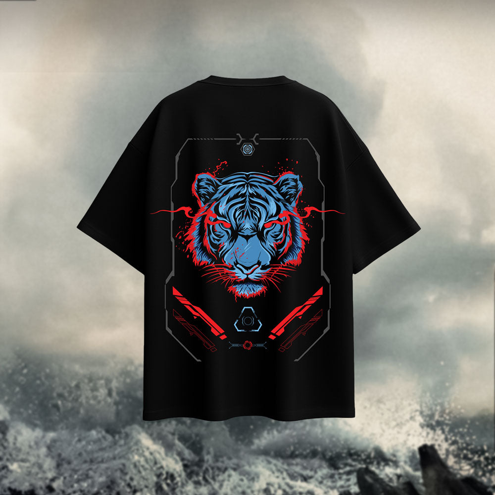 Fury Of The Tiger Devara Official Oversized T-Shirt (Front