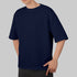 Navy Blue Solid | Oversized T-Shirt