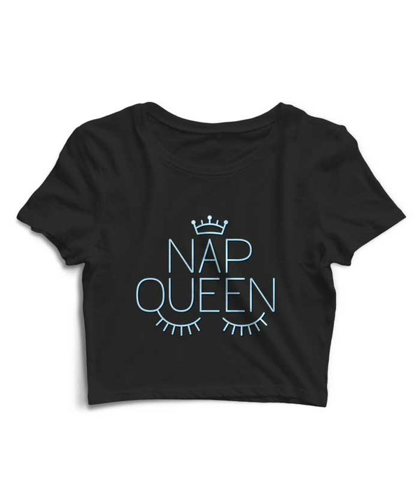 Nap Queen Crop Top - Fully Filmy
