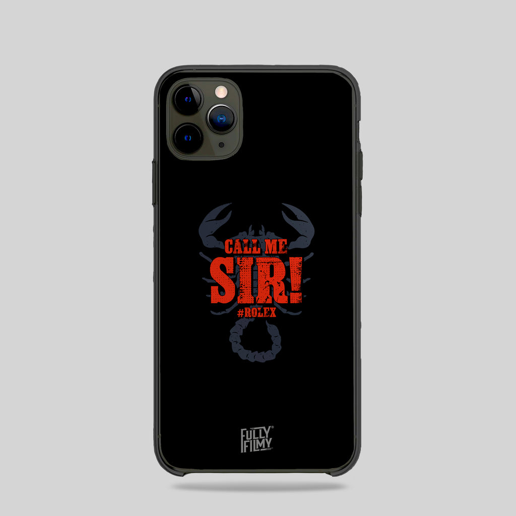 Call Me Sir Phone Case Fully Filmy