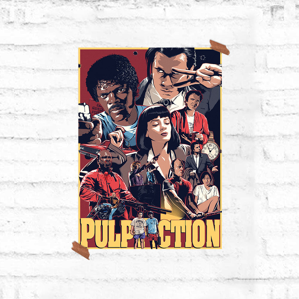Pulp Fiction Tribute Poster - Main Image