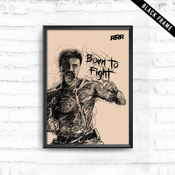 RRR Born To Fight Poster