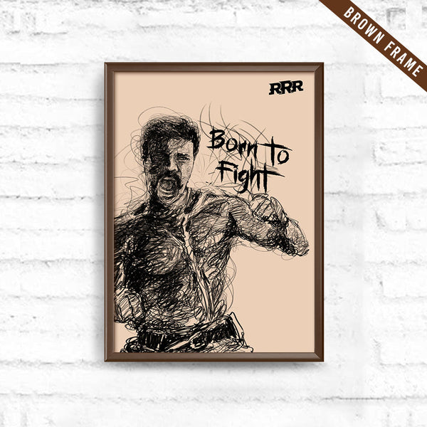 RRR Born To Fight Poster