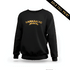 Rahmaniac | Gold Foil Printed Black Sweatshirt