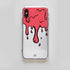 Bloody Red Drip | Silicon Clear Phone Case