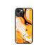 Amber Glow | Marble Ink Pattern Phone Case