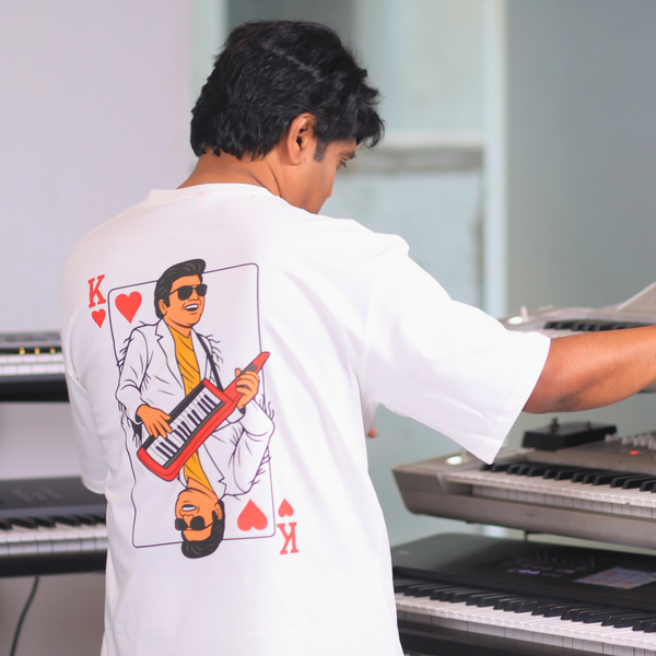 King of Hearts Oversized T-Shirt | Harris Jayaraj Official Merchandise