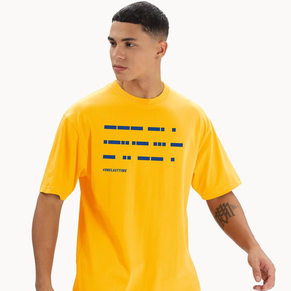 One Last Time Oversized T-Shirt (Yellow Edition)