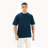 Petrol Blue Solid | Oversized T-Shirt