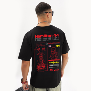 Number 44 Hamilton Oversized Tee