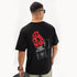 Let It Rip Oversized T-Shirt (Left Pocket & Back) Black Edition