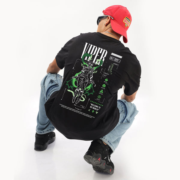 Viper | Legends Of Valor Oversized T-Shirt (Front & Back)