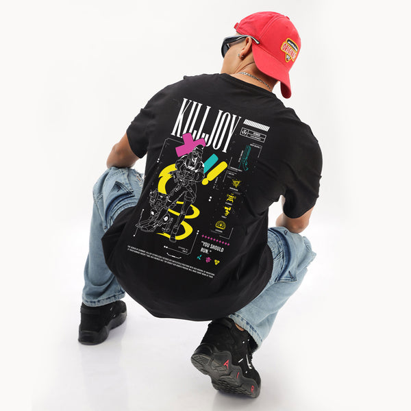 Killjoy | Legends Of Valor Oversized T-Shirt (Front & Back)