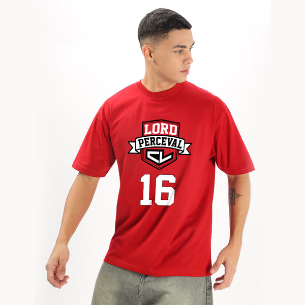 Lord Perceval Grand Prix Oversized T-Shirt (Front, Back & Left Sleeve)