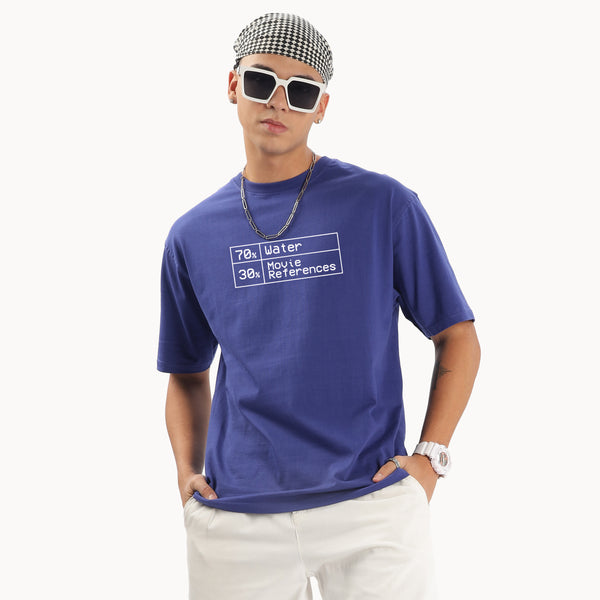 70 - 30 Movie References Oversized  T-Shirt