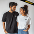 Meow Cup Oversized Couple Embroidered T-Shirt