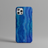 Blue Horizon | Marble Ink Pattern Hard Phone Case