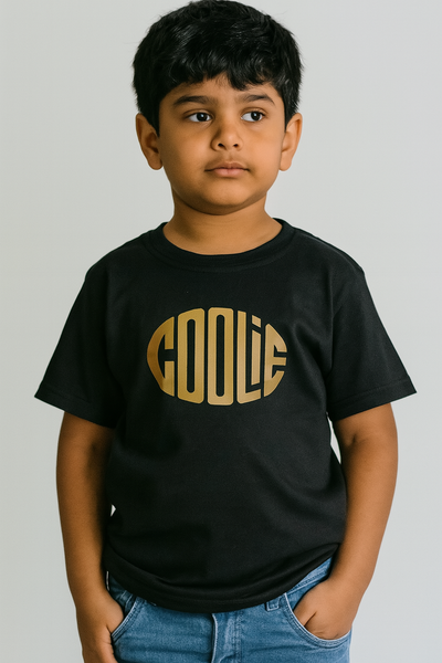 Coolie Logo Gold Foil Kids T-Shirt | Coolie Official Merchandise
