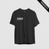 Kanaa | Tamil Oversized T-Shirt (Black) (Right Pocket)