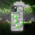 Emerald Block Pattern | Glass Phone Case