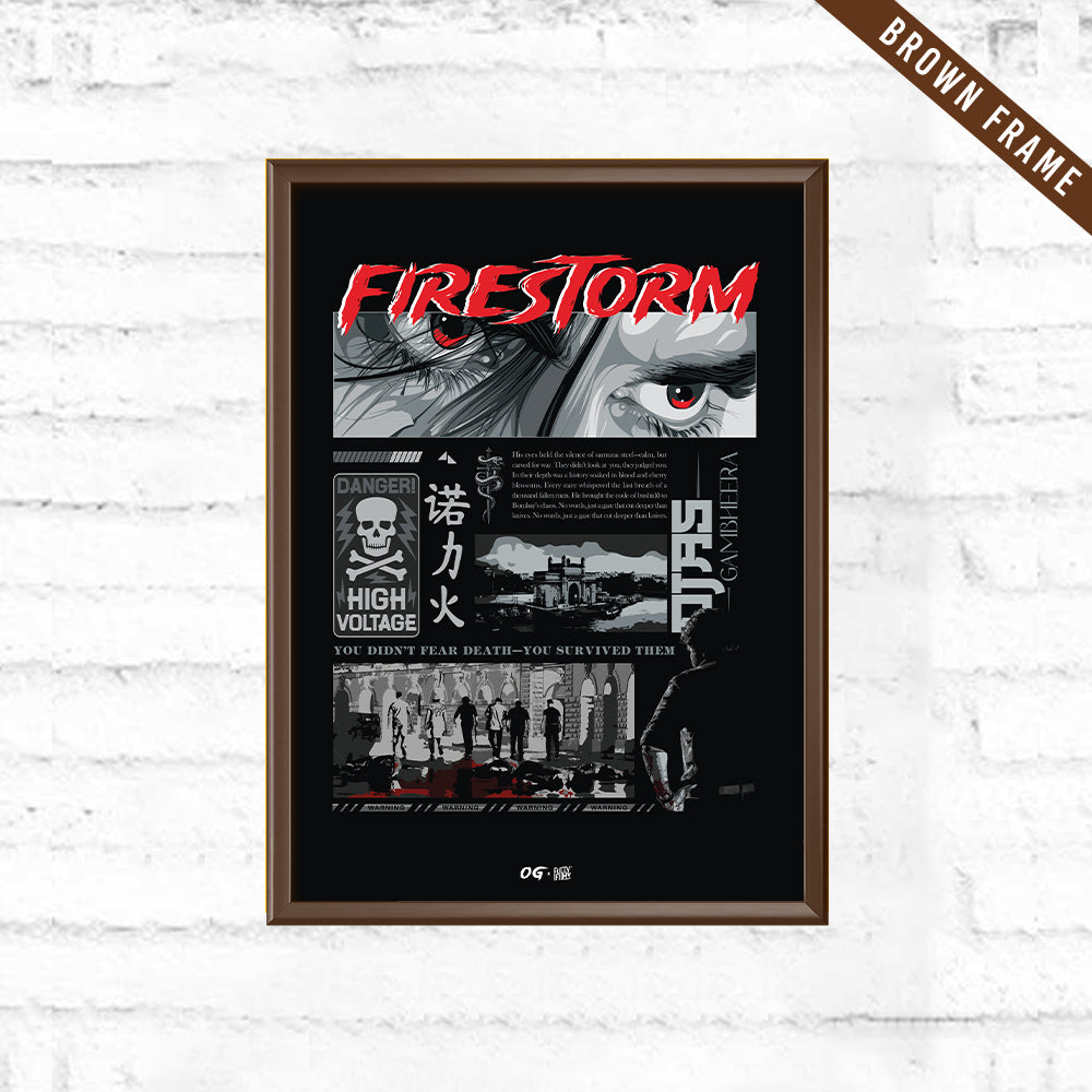 Firestorm is Coming Poster OG Official Merchandise