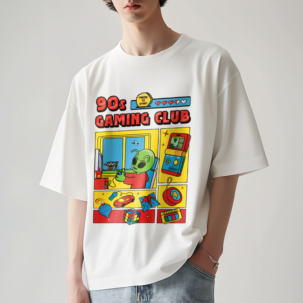 90s Gamer Club Oversized T Shirt