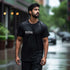 Mazhai | Tamil Oversized T-Shirt (Black) (Right Pocket)