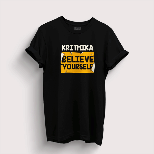 Believe Yourself - Custom Name T-Shirt