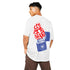 Let It Rip Oversized T-Shirt (Left Pocket & Back) White Edition