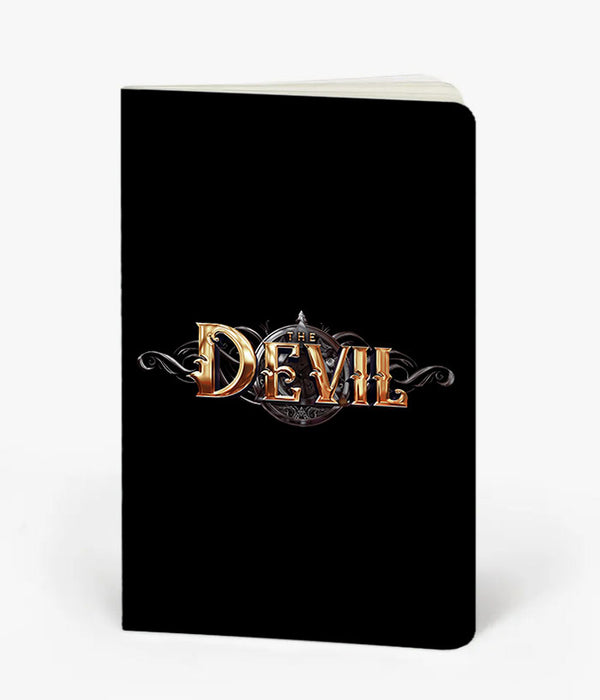 The Devil Logo Notebook | The Devil Official Merchandise