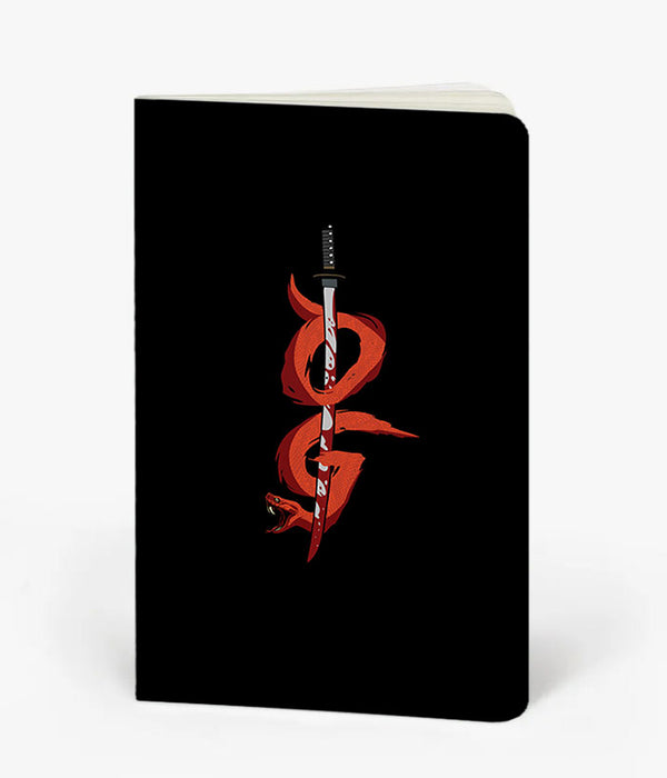 OG Katana Notebook | OG Official Merchandise
