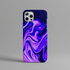 Purple Haze | Marble Ink Pattern Hard Phone Case