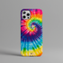 Retro Rainbow | Tie Dye Pattern Hard Phone Case