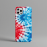 Scarlet Wave | Tie Dye Pattern Hard Phone Case