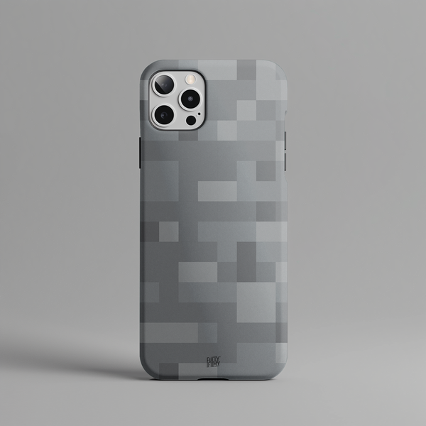 Stone Block Pattern | Hard Phone Case