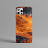 Sunset Citrus | Marble Ink Pattern Hard Phone Case