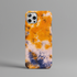 Tangerine Compote | Tie Dye Pattern Hard Phone Case