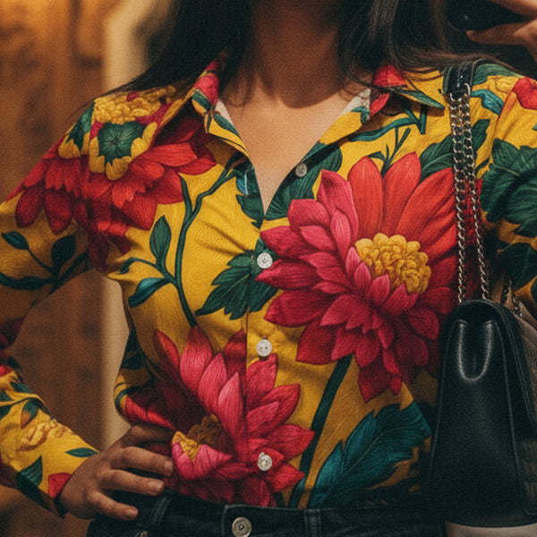 Vase Flower Women's Shirt