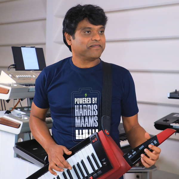 Powered by Harris Maams T-Shirt | Harris Jayaraj Official Merchandise