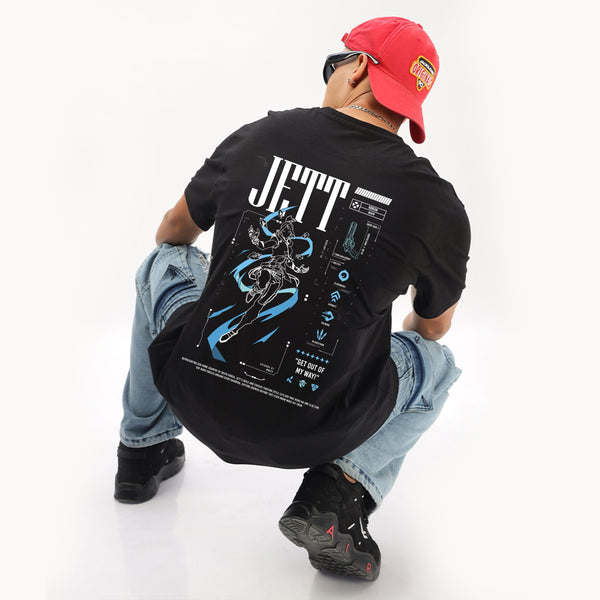 Jett | Legends Of Valor Oversized T-Shirt (Front & Back)