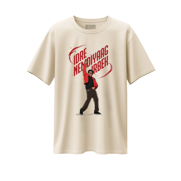 Idre Nemdiyaag Irbek (English) Oversized T-Shirt | The Devil Official Merchandise