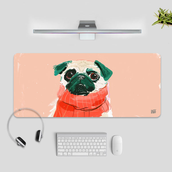 Puggy | Desk Mat