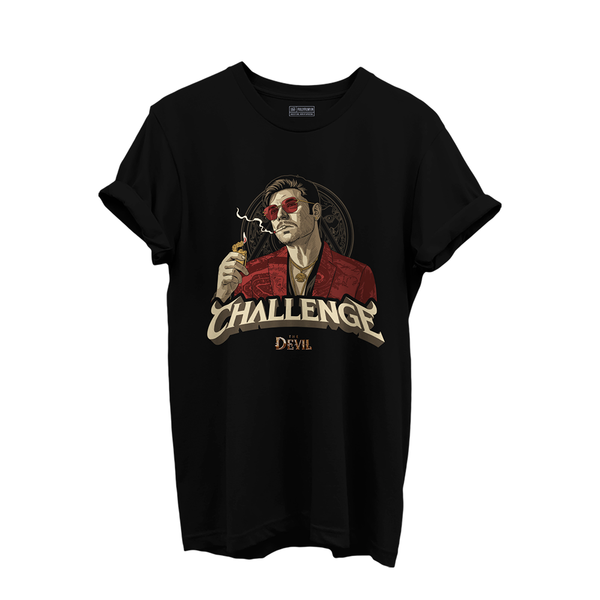 Challenge The Devil T-Shirt | The Devil Official Merchandise